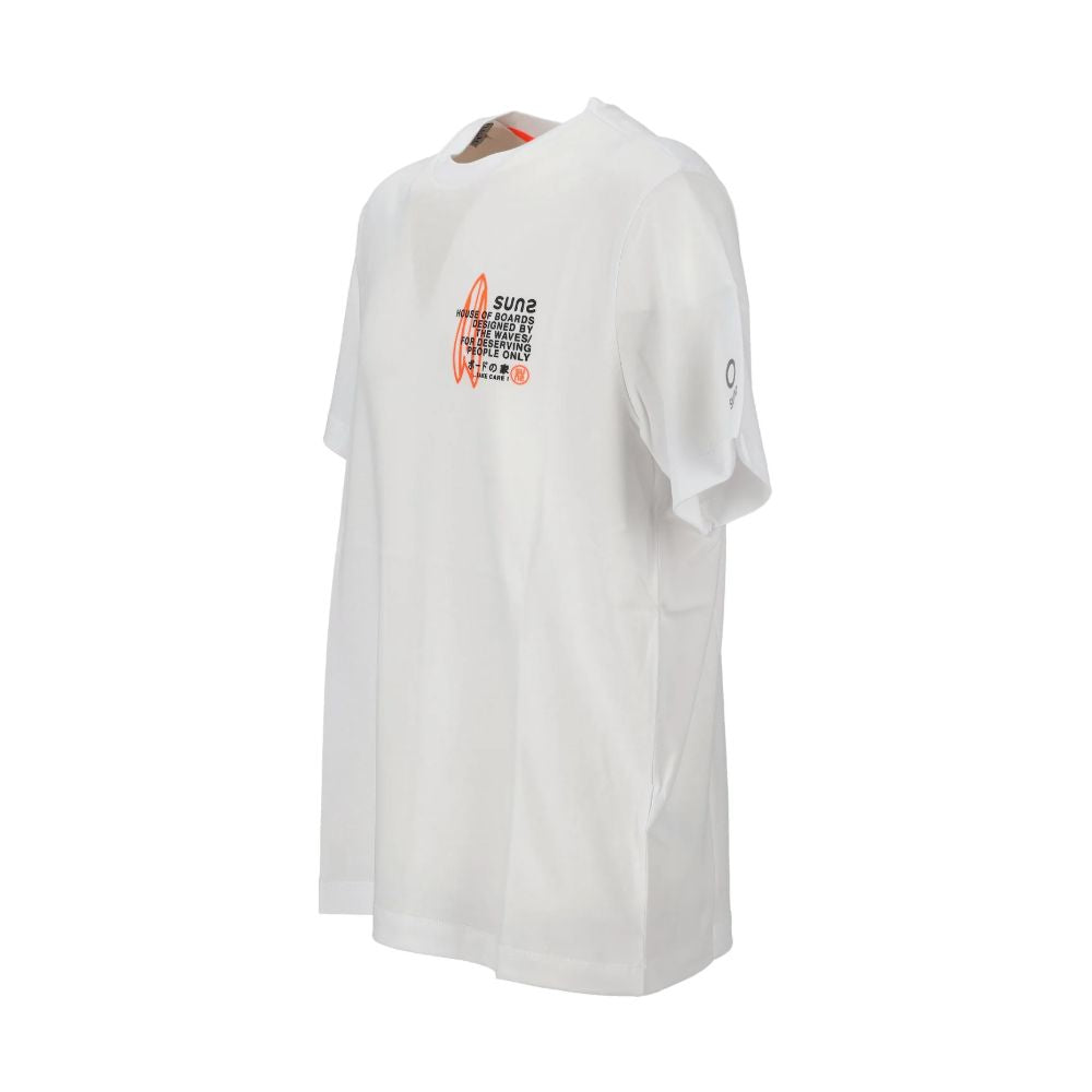Suns White Cotton T-Shirt