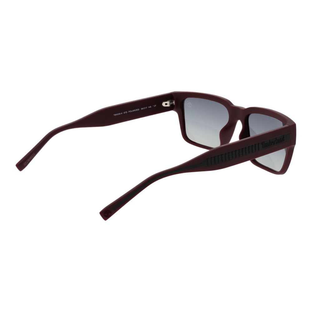 Timberland – Burgunderrote Sonnenbrille für Herren