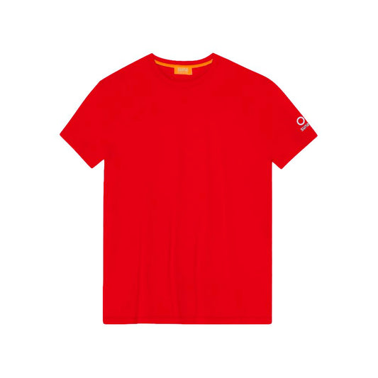 Suns – Rotes Nylon-T-Shirt