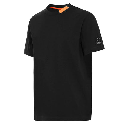 Suns Schwarzes Baumwoll-T-Shirt für Herren