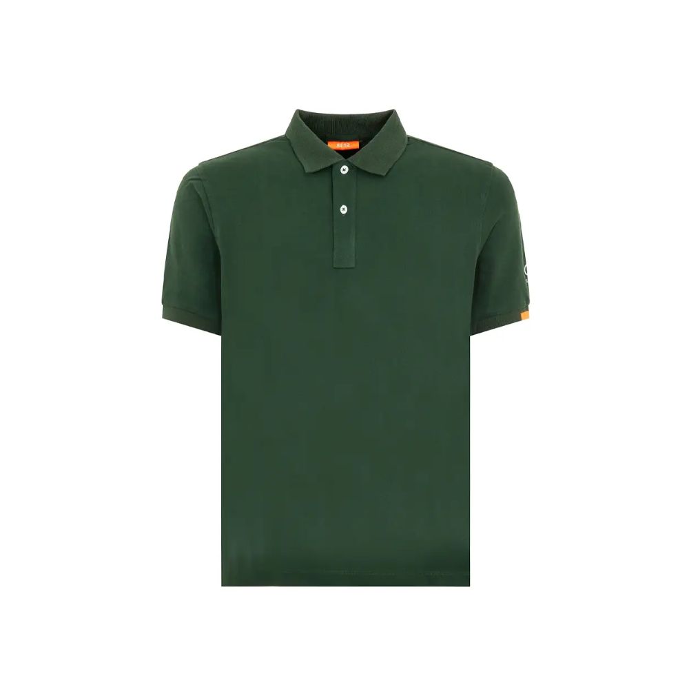 Suns Grünes Poloshirt aus Baumwolle