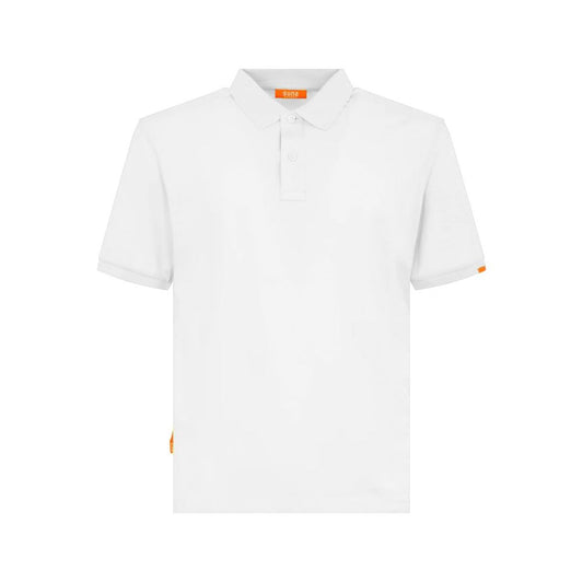 Weißes Baumwoll-Poloshirt von Suns