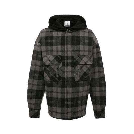 Diego Venturino Graue Herrenjacke aus Baumwolle