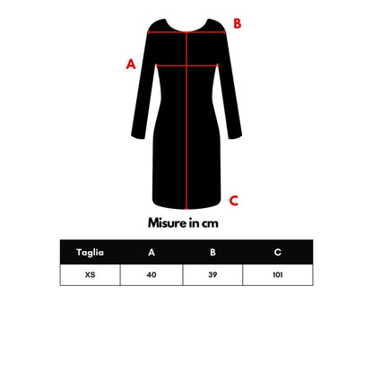 Langes Kleid aus schwarzer Wolle von Bottega Veneta