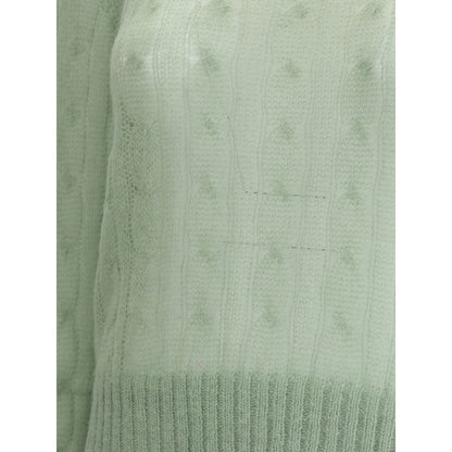 Brunello Cucinelli – Zopfmusterpullover aus Mohair und Wolle