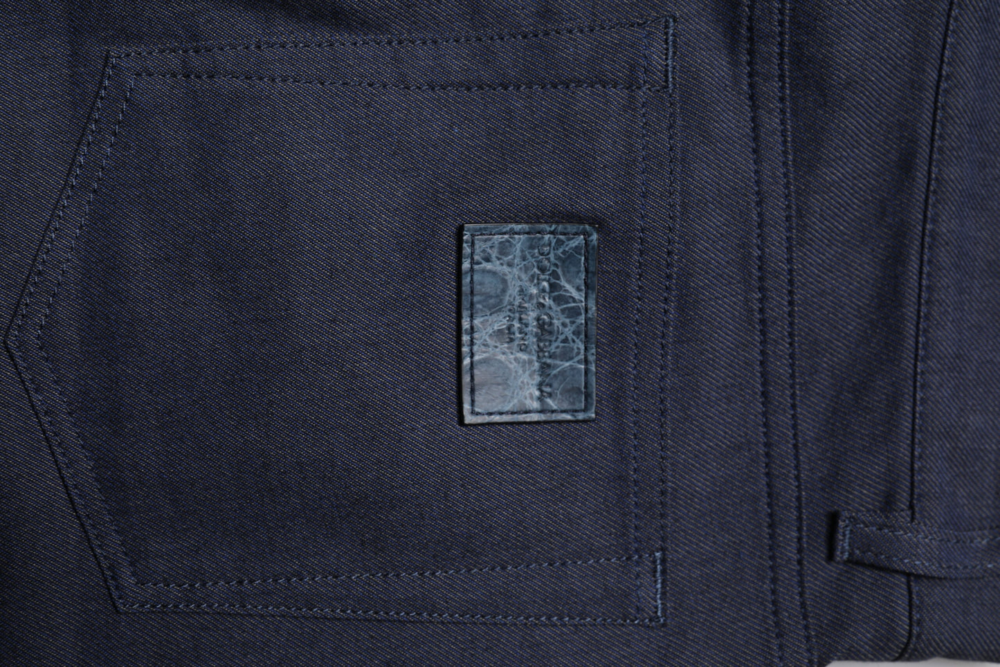 Dolce &amp; Gabbana Dunkelblaue Skinny-Jeans aus Baumwollstretch