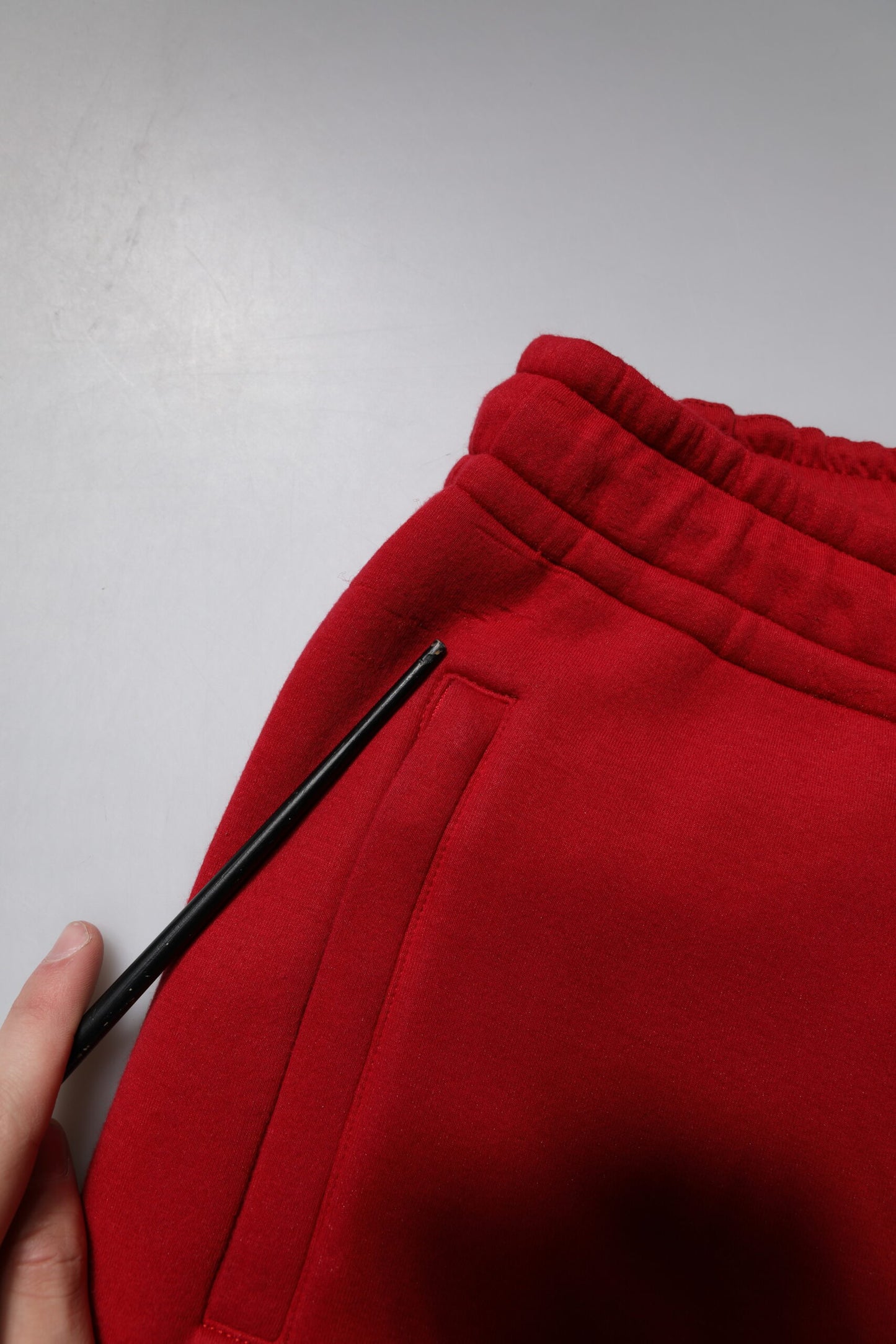 Dolce &amp; Gabbana Rote Jogginghose aus Baumwolle mit DG-Logo für Herren