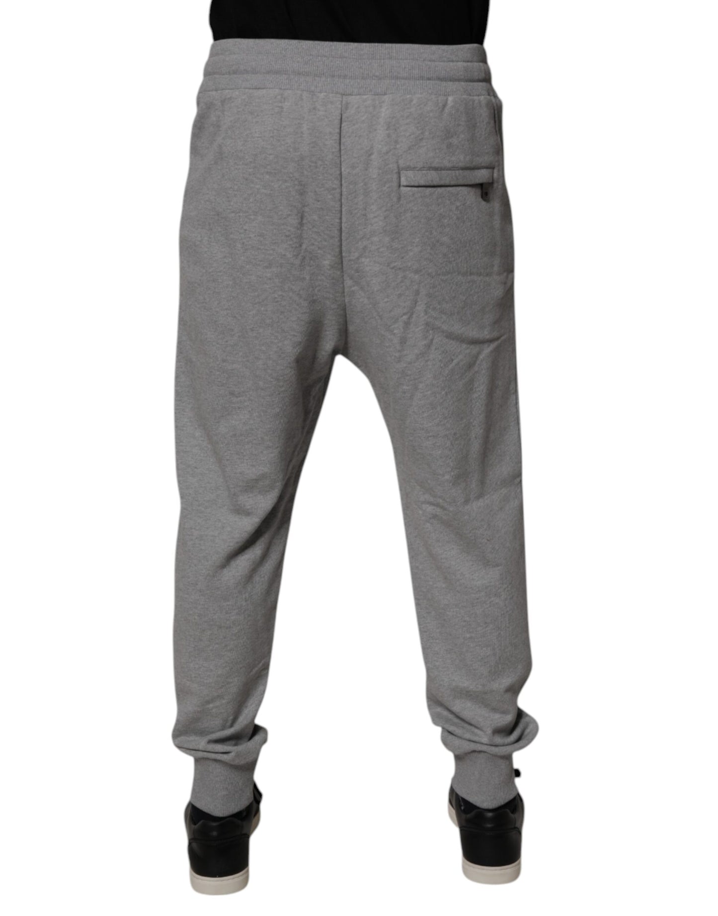 Dolce &amp; Gabbana Graue Jogginghose aus Baumwolle mit Logo für Herren