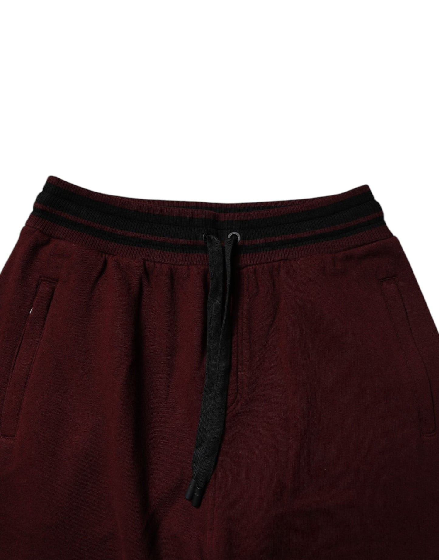 Dolce &amp; Gabbana Bordeaux Baumwoll-Jogginghose Herren Jogginghose
