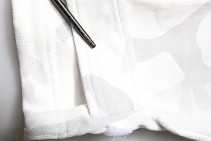 Dolce &amp; Gabbana – Weiße Cargo-Jogginghose mit Camouflage-Muster