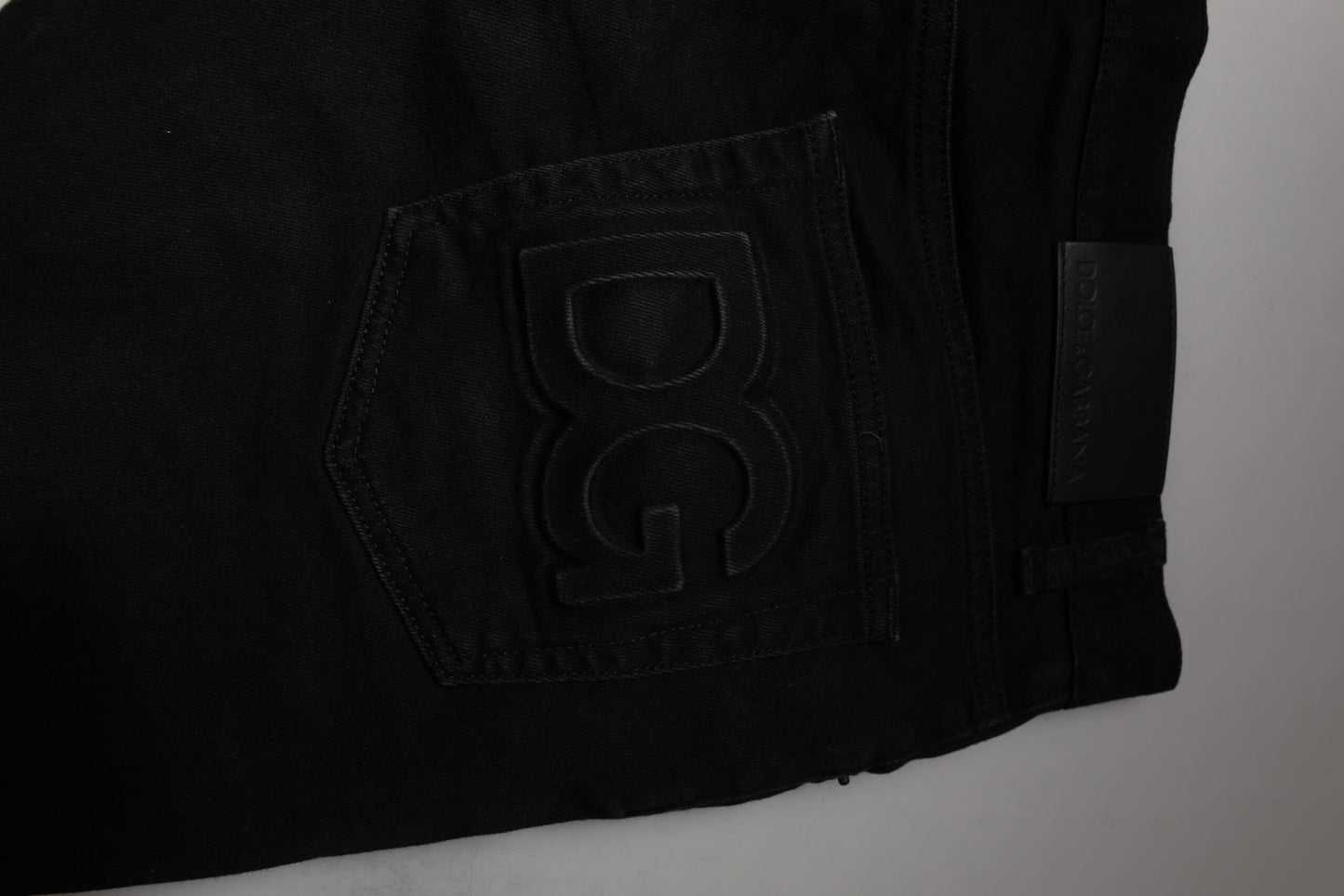 Dolce &amp; Gabbana Schwarze Skinny-Jeans aus Baumwollstretch für Herren