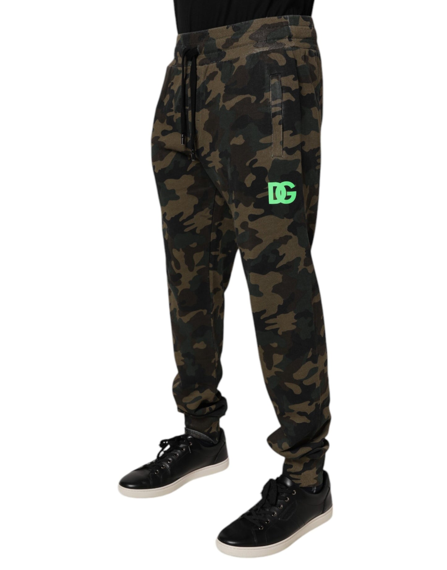 Dolce &amp; Gabbana – Jogginghose mit mehrfarbiger Camouflage-Optik