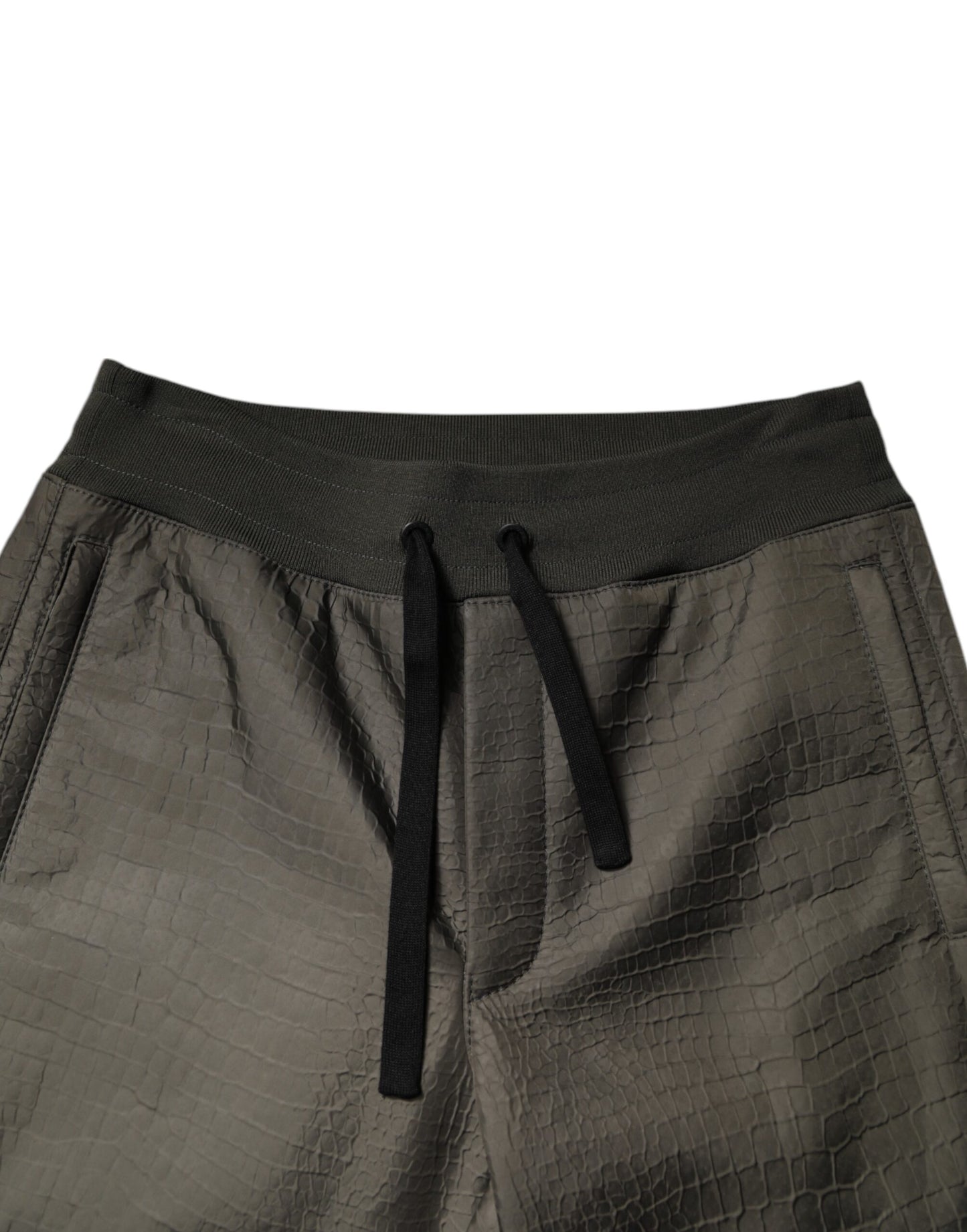 Dolce &amp; Gabbana Braune Jogginghose aus Lammleder für Herren