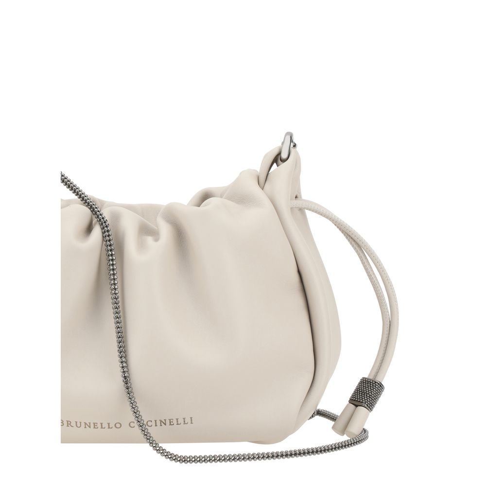 Brunello Cucinelli Bucket Mellow Mini-Schultertasche