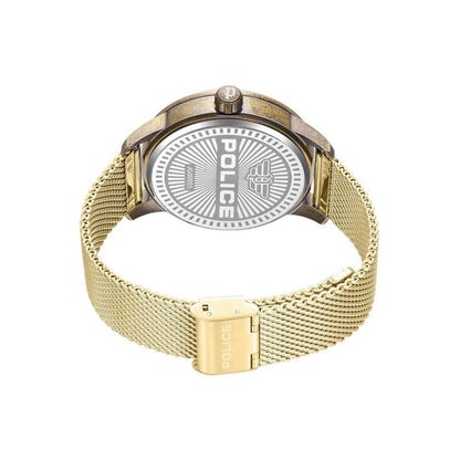 Police – Goldene Edelstahluhr