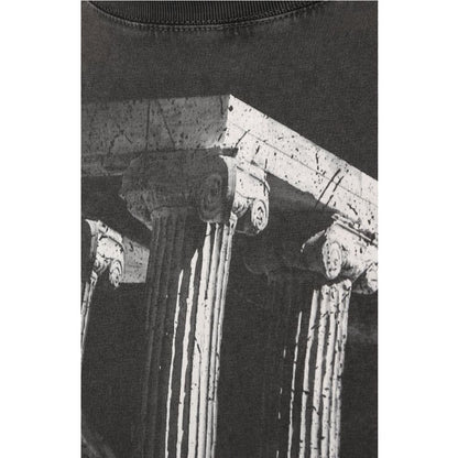 Diego Venturino Graues Baumwoll-T-Shirt