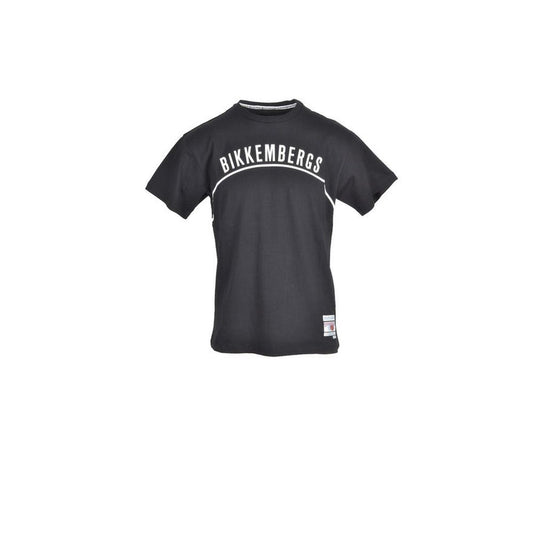 Bikkembergs – Schwarzes Baumwoll-T-Shirt