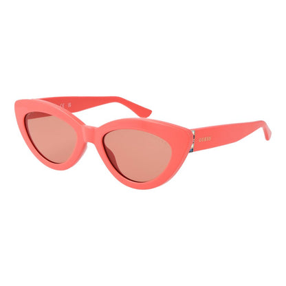 Pinkfarbene Plastiksonnenbrille von Guess