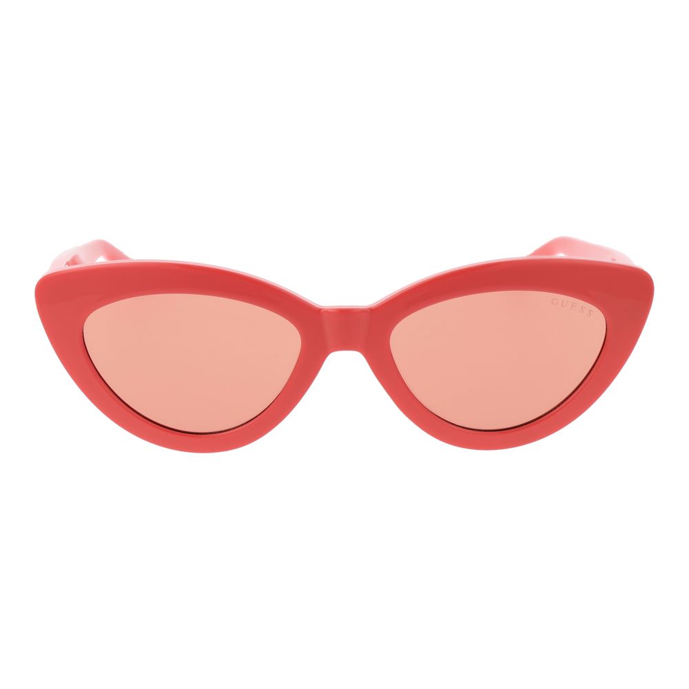 Pinkfarbene Plastiksonnenbrille von Guess