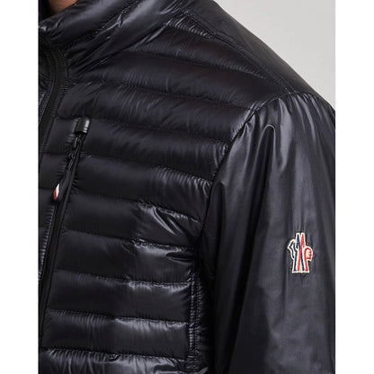 Moncler Schwarze Polyamid-Männerjacke