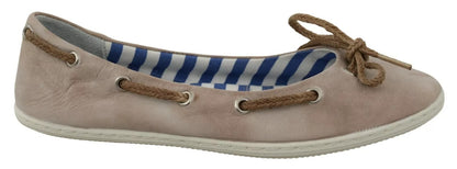 Pantofola D'Oro – Beigefarbene Loafer aus Wildleder mit Spitzenschleife und Ballerinas