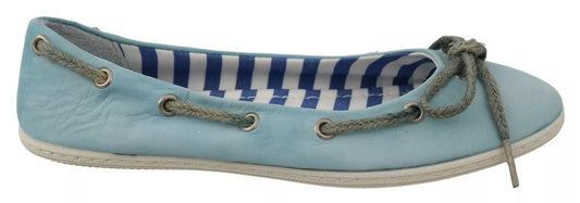 Pantofola D'Oro – Himmelblaue Loafer aus Wildleder mit Spitzenschleife und Ballerinas