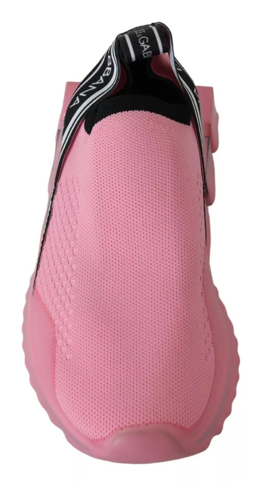 Dolce &amp; Gabbana Pink Low Top Sorrento Sneakers Slip On Casual Schuhe