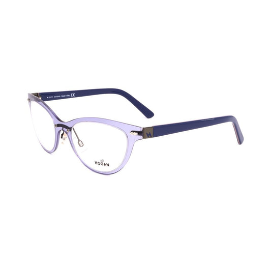 Hogan Hellblaue Plastikbrille (Gestelle)