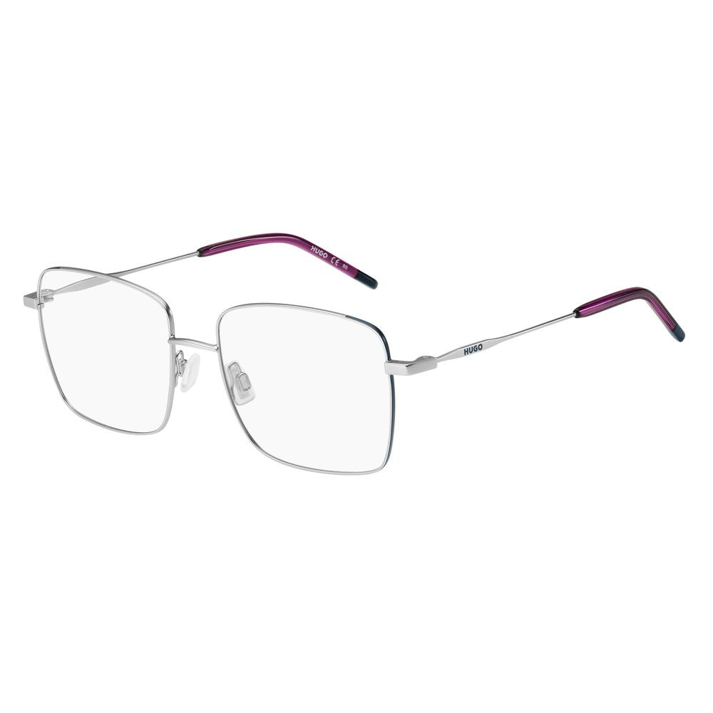 Hugo Boss Brille (Gestell) aus silberfarbenem Metall