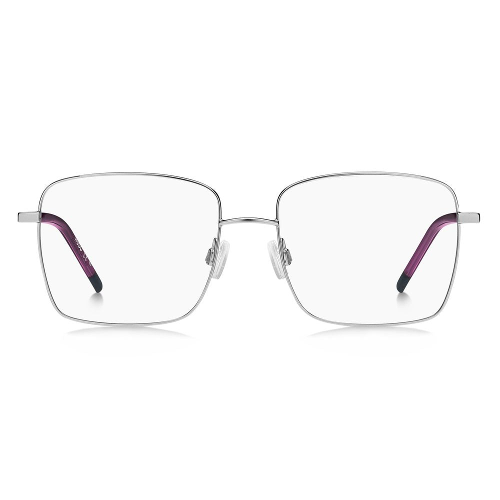 Hugo Boss Brille (Gestell) aus silberfarbenem Metall