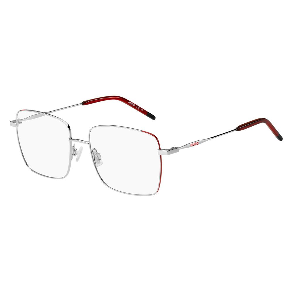 Hugo Boss Brille (Gestell) aus silberfarbenem Metall