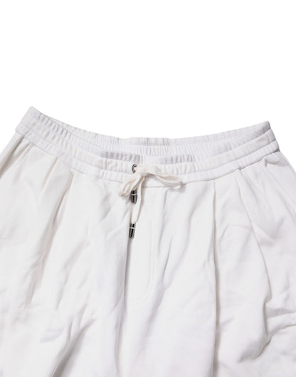 Dolce &amp; Gabbana – Weiße Cargo-Bermudashorts aus Baumwolle