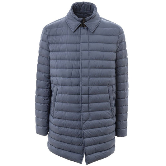 Herno Blauer Polyester Mantel