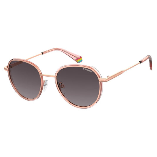 Polaroid Rose Gold Metal Sunglasses