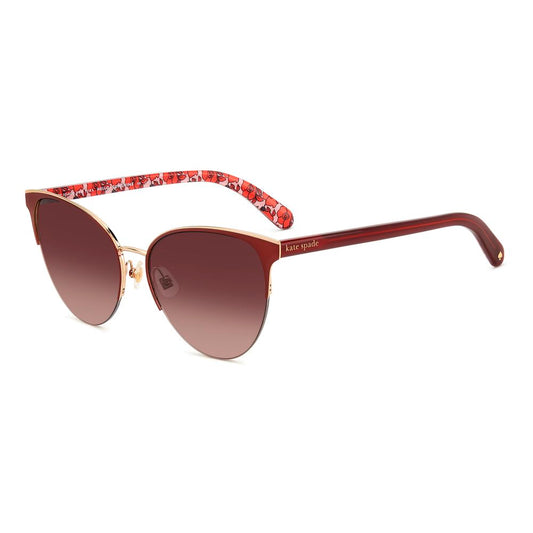 Kate Spade – Rote Metallsonnenbrille