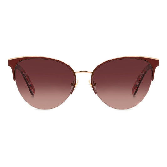 Kate Spade – Rote Metallsonnenbrille