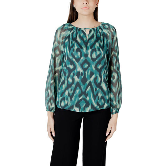 Street One Green Polyester Blouse