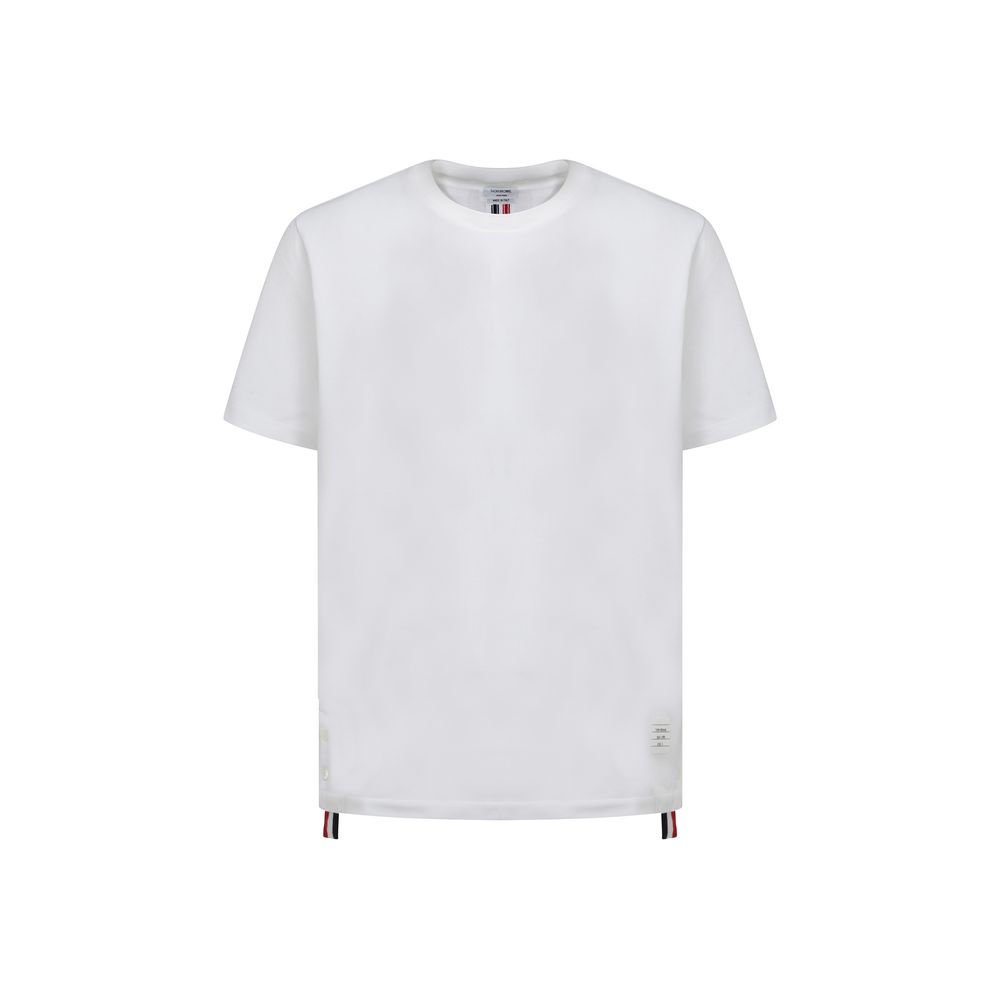 Thom Browne Weißes Baumwoll-T-Shirt