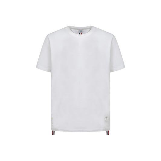 Thom Browne Weißes Baumwoll-T-Shirt