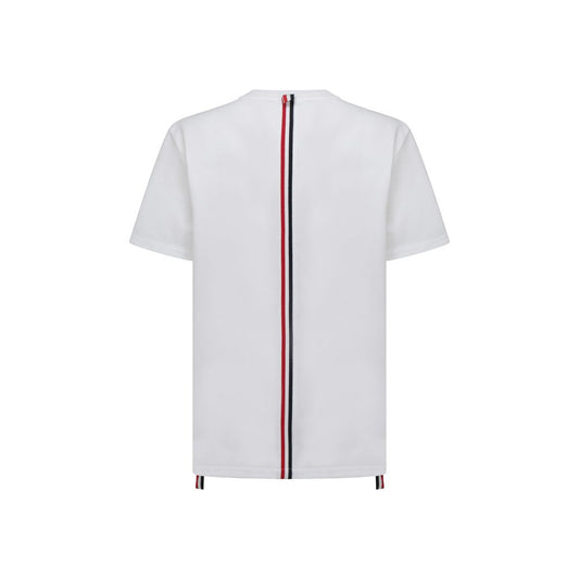 Thom Browne Weißes Baumwoll-T-Shirt