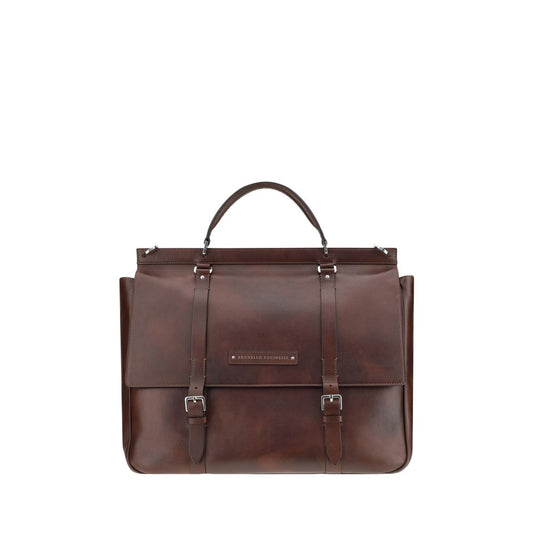 Brunello Cucinelli Reisetasche aus Leder