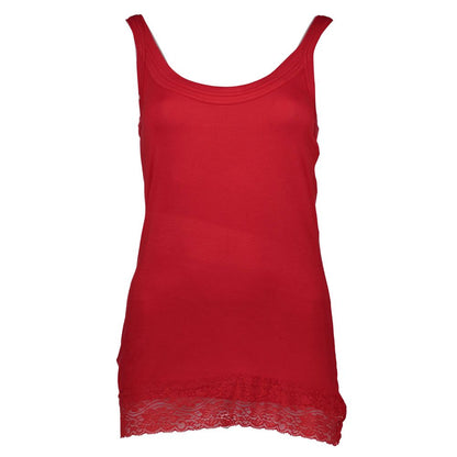 Silvian Heach Damen-Top aus roter Baumwolle