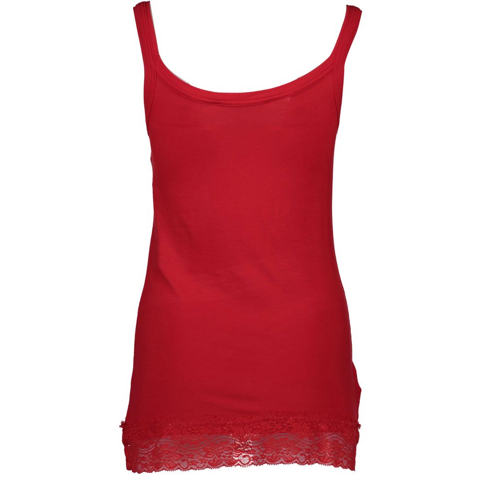 Silvian Heach Damen-Top aus roter Baumwolle