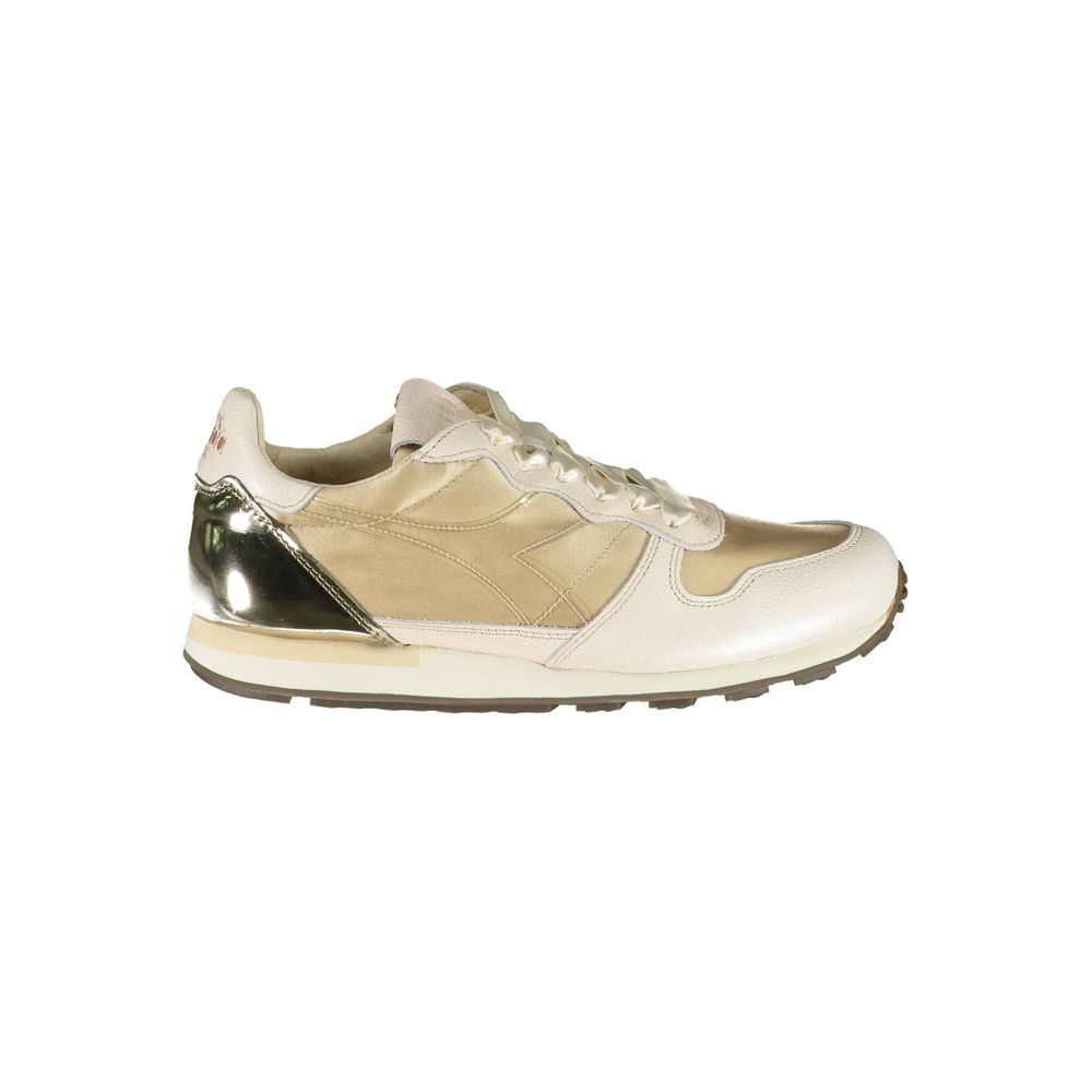 Diadora Damen-Sneaker aus beigem Leder