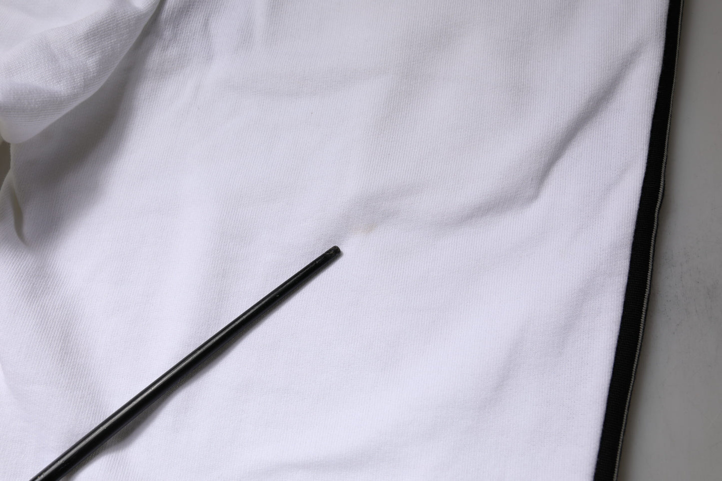 Dolce &amp; Gabbana – Weiße Jogginghose aus Baumwollstretch