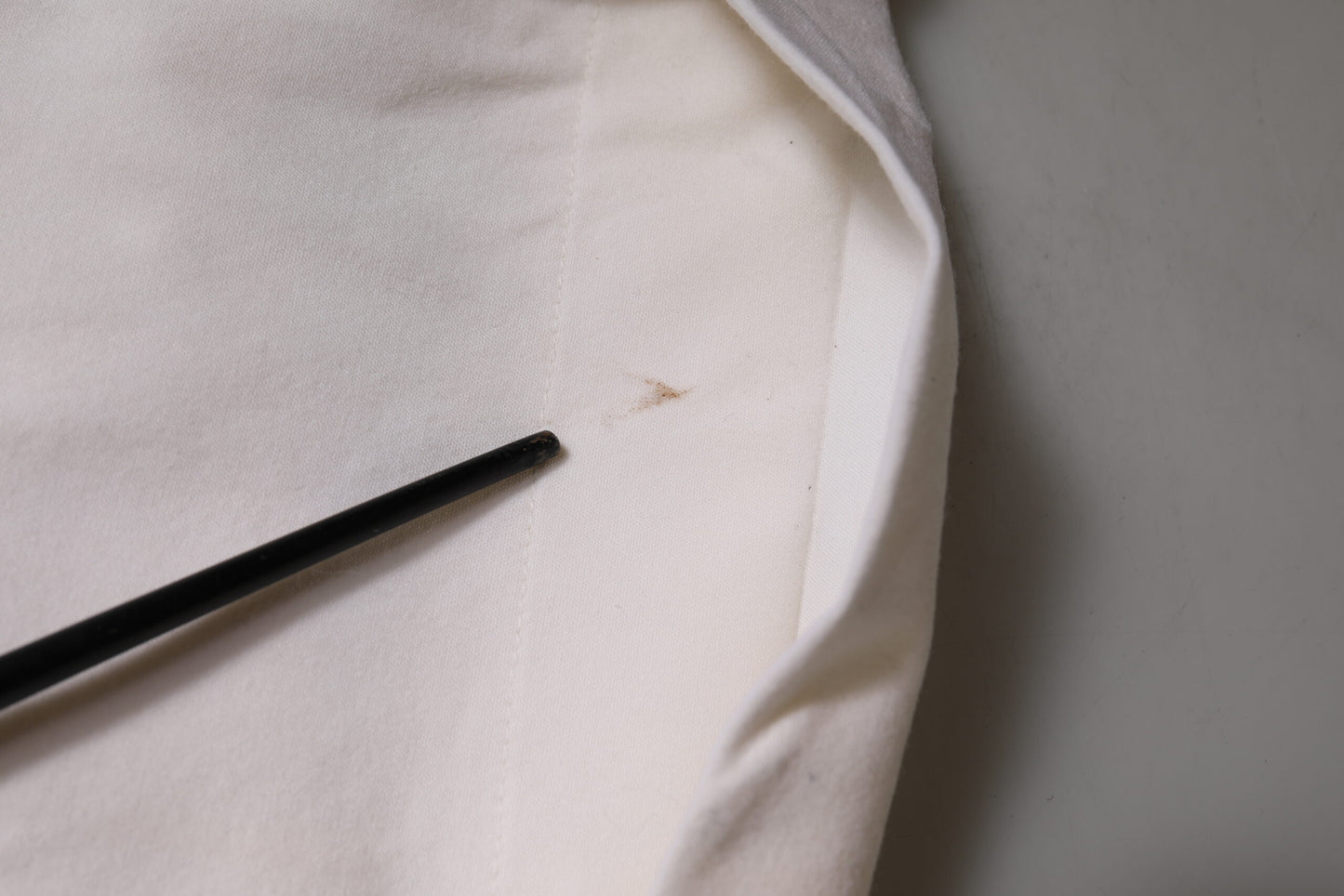 Dolce &amp; Gabbana – Weiße Wollhose mit mittlerer Taille und weitem Bein