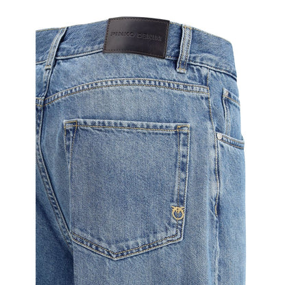 PINKO Blaue Baumwolljeans aus Denim
