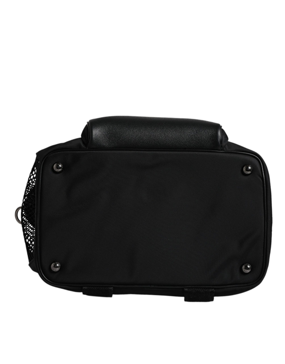 Dolce &amp; Gabbana – Schwarze Tragetasche mit Logo-Schild und Schultergurt für Haustiere
