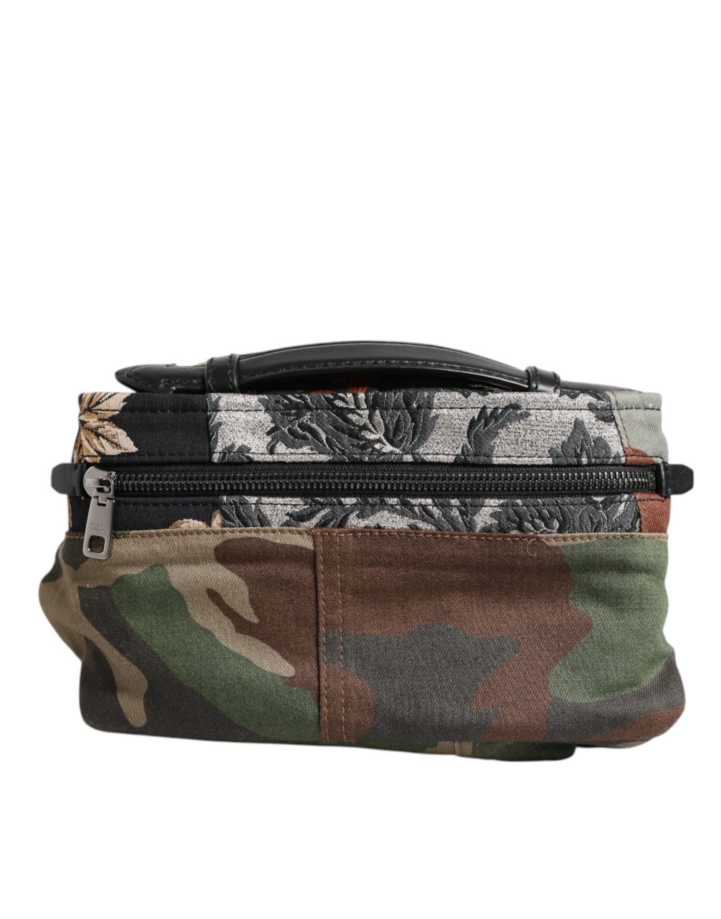 Dolce &amp; Gabbana – Mehrfarbige Gürteltasche mit Camouflage-Patchwork-Logo