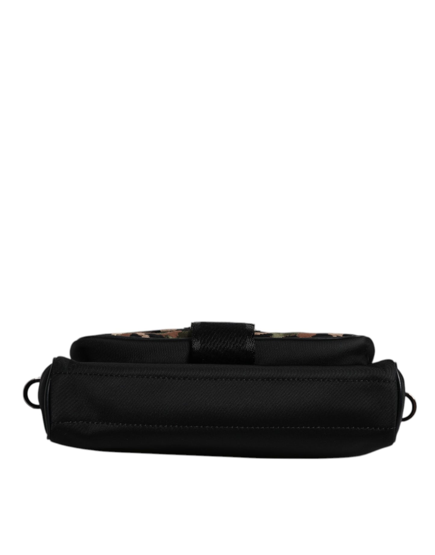 Dolce &amp; Gabbana – Mehrfarbige Umhängetasche aus Jacquard mit Leopardenmuster